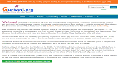 Desktop Screenshot of gurbani.org